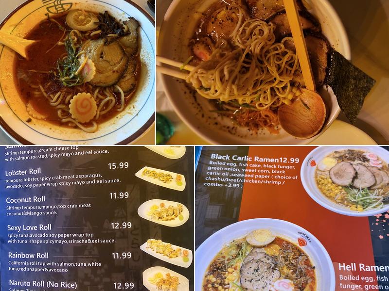 Fun Noodle Bar Menu