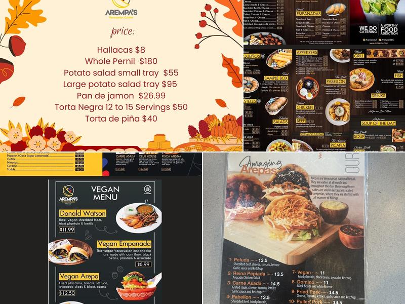 Arempas Menu