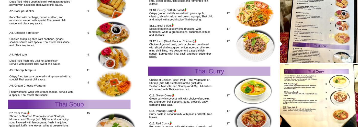Sabai Jai Menu