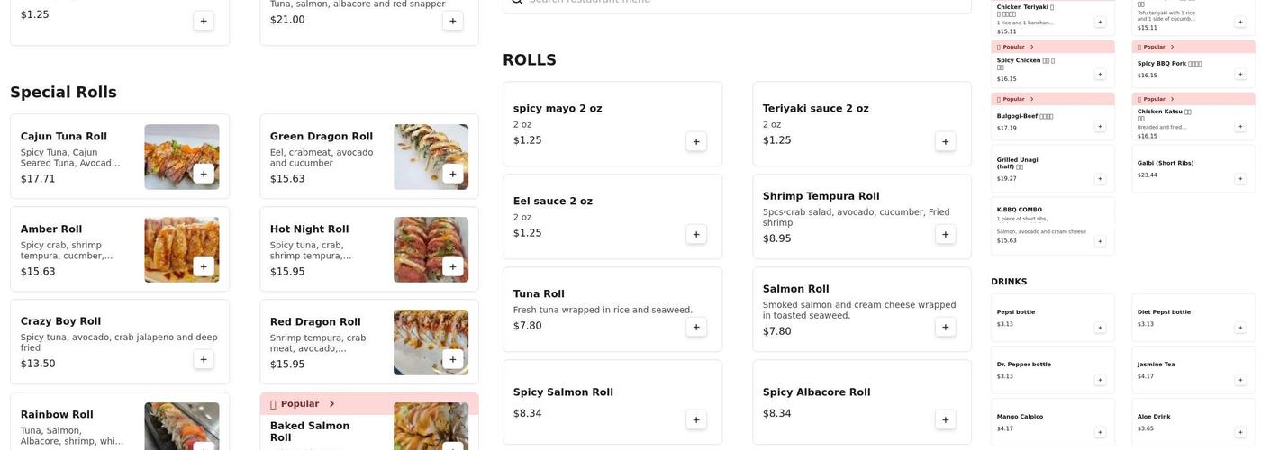 K-BBQ EXPRESS Menu