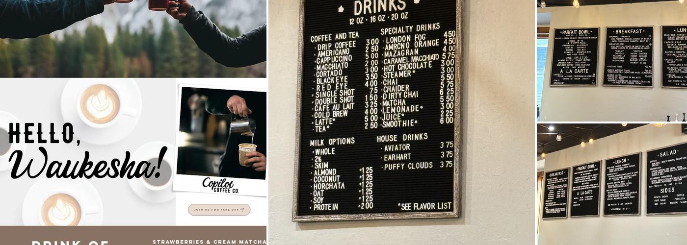 Copilot Coffee Co. Menu