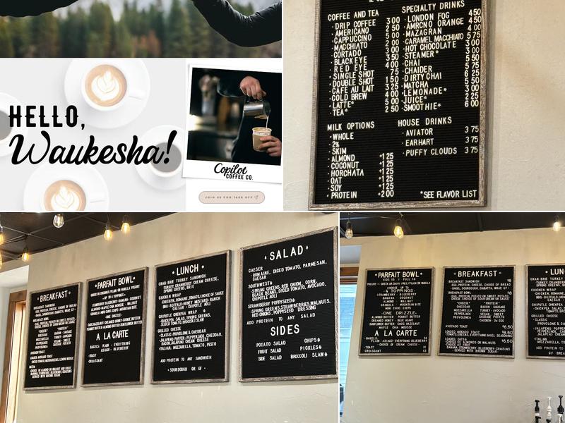 Copilot Coffee Co. Menu