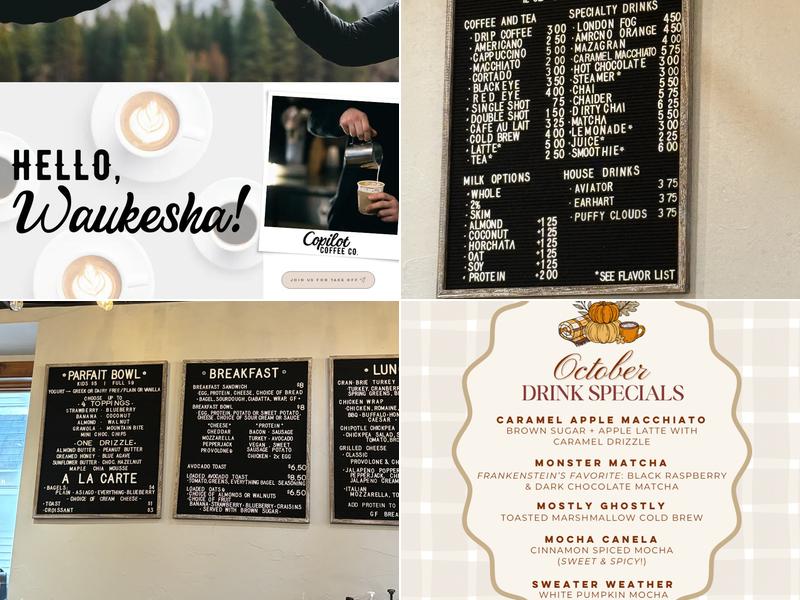 Copilot Coffee Co. Menu