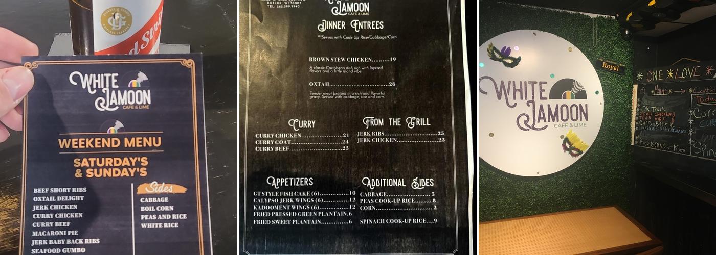 White Jamoon Menu