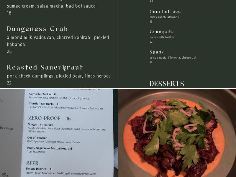 Atoma Menu