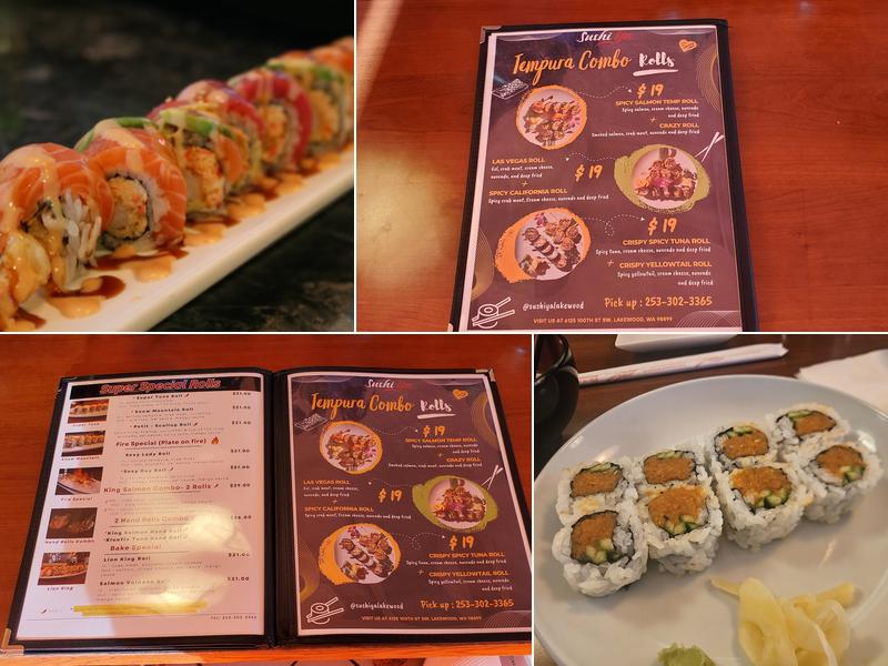 Sushi Ya Menu