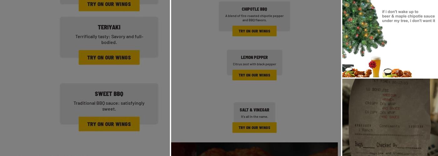 Buffalo Wild Wings ‘GO’ Menu