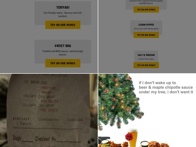 Buffalo Wild Wings ‘GO’ Menu