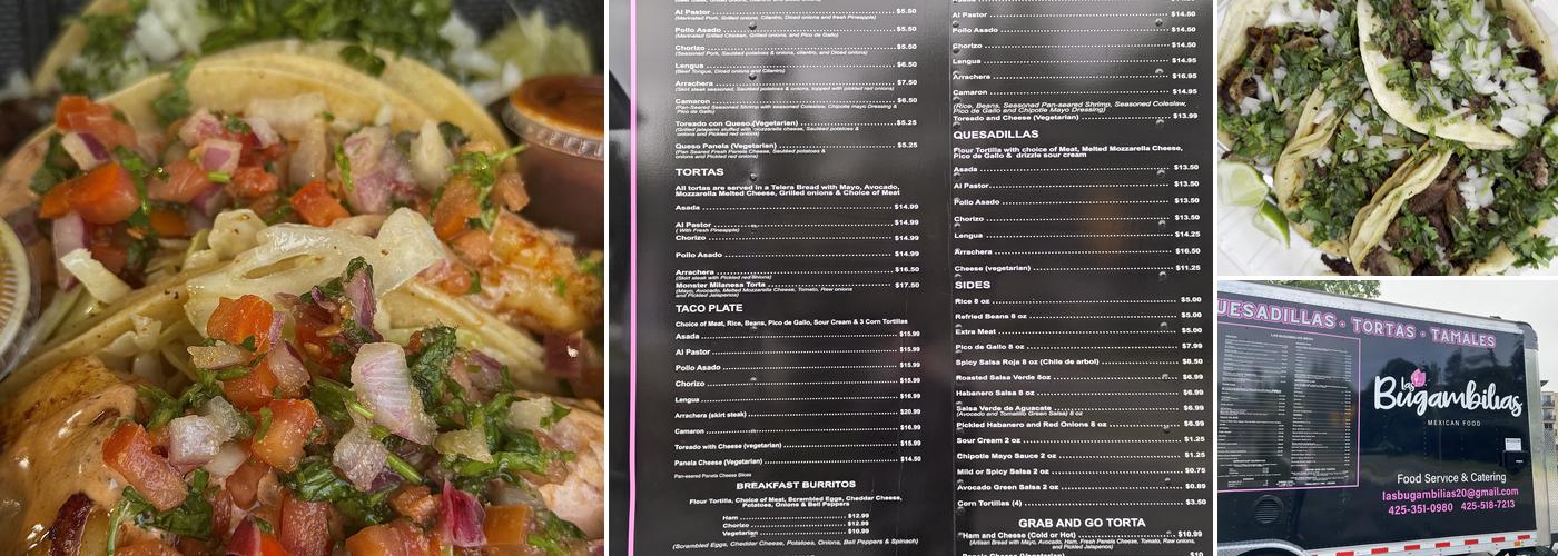 Las Bugambilias Menu