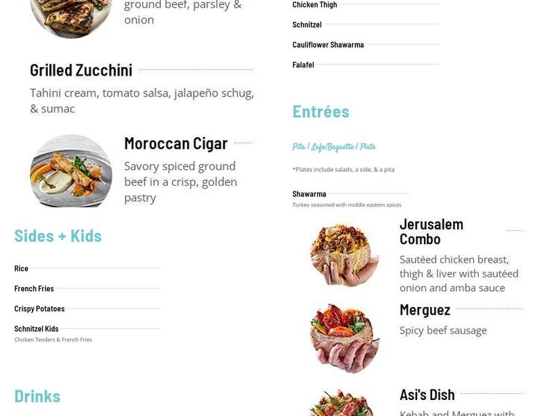 Hamitbach Menu