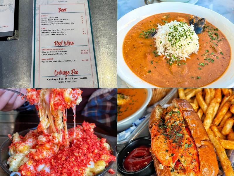 The Dive Oyster Bar Menu