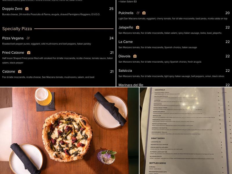 Doppio Zero Campbell Menu