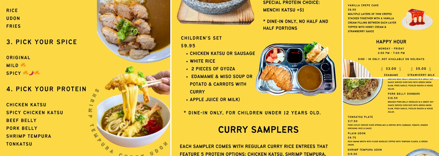 Curry Do Menu