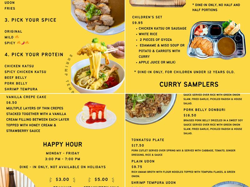 Curry Do Menu