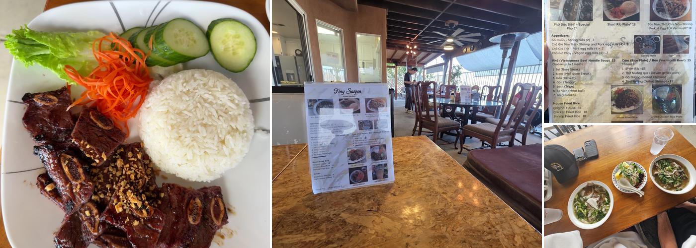 Tiny Saigon Menu