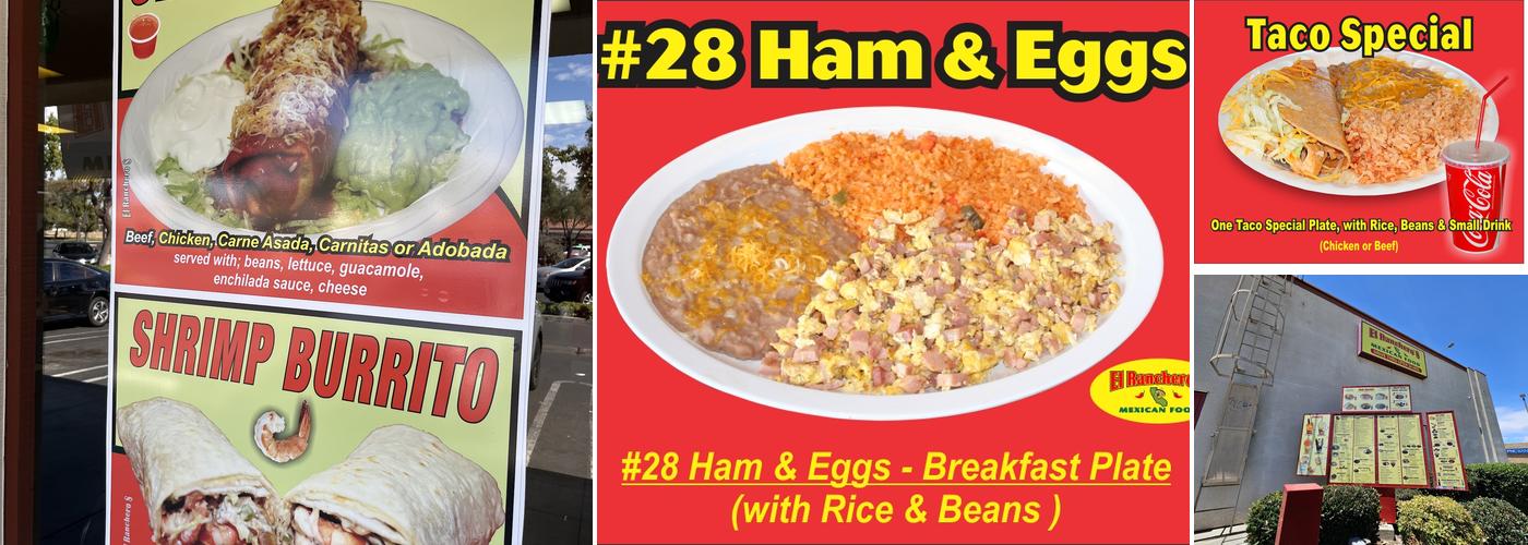 El Rancheros Mexican Food Menu