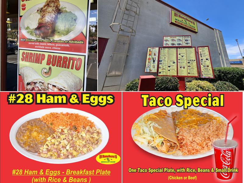El Rancheros Mexican Food Menu