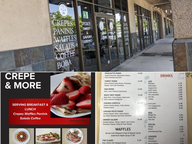 Stuffed Crepe and More Menu