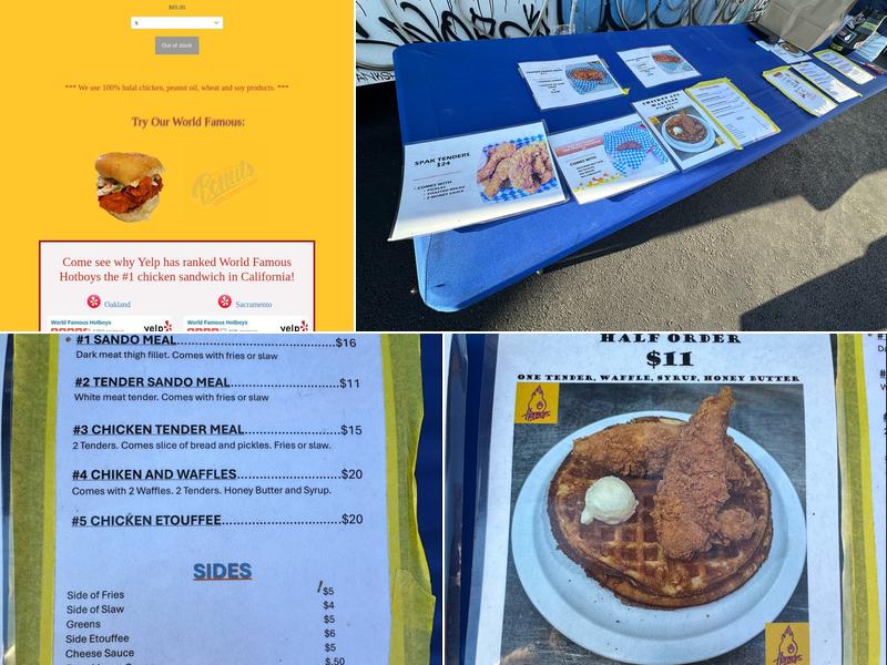 World Famous HOTBOYS Chicken Menu