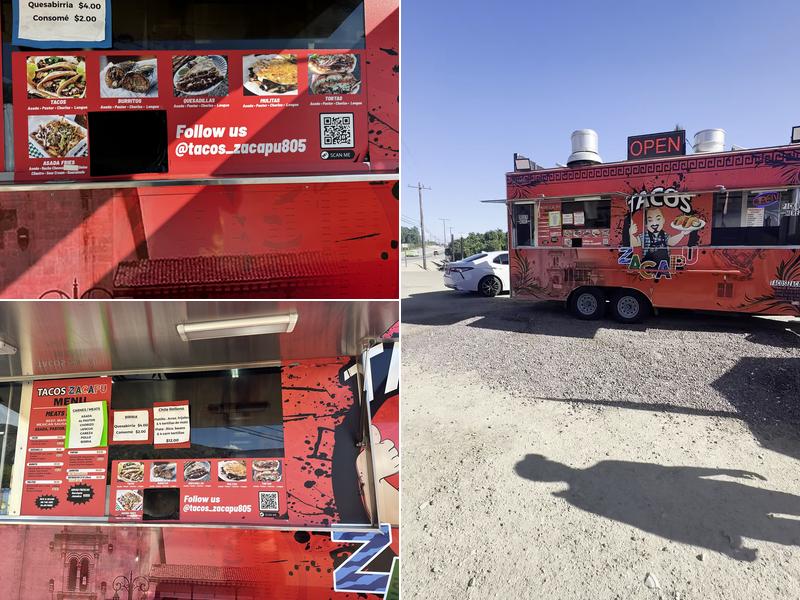 Tacos Zacapu Menu