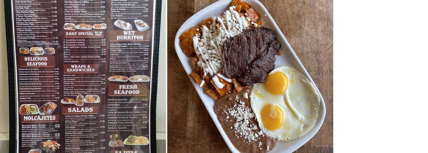 Montecito Kitchen Menu