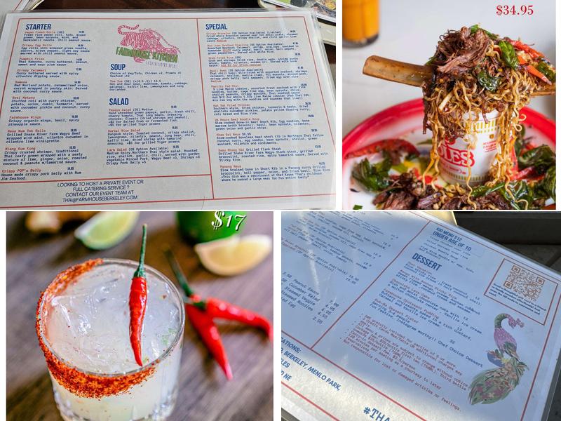 Farmhouse Kitchen Thai Cuisine Berkeley Menu
