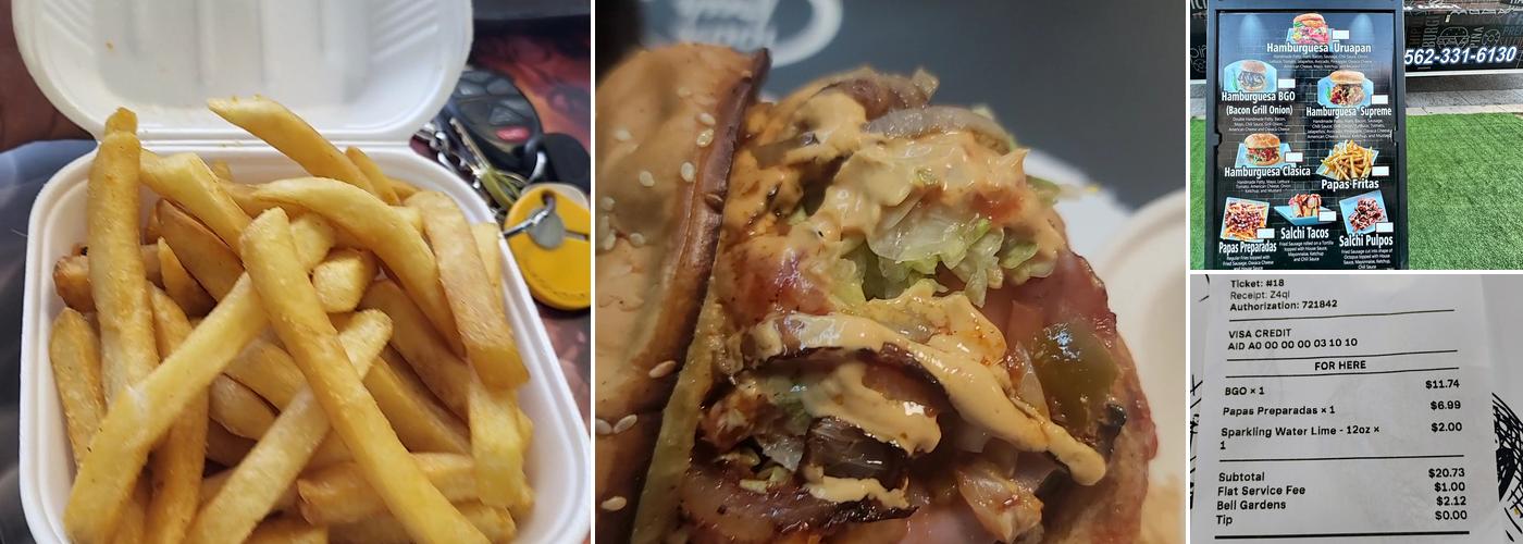 Hamburguesa Uruapan Menu