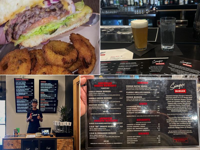 Swagyu Burger Bar Menu