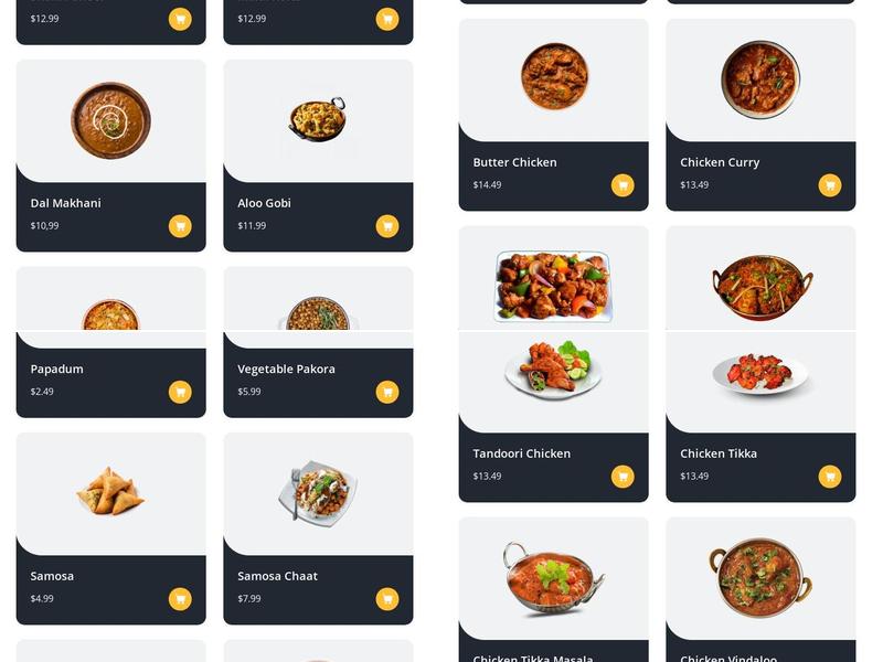 Himalayan Indian Kitchen Menu