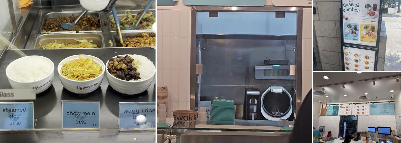 Tigawok Mini Bowl - Sawtelle Menu