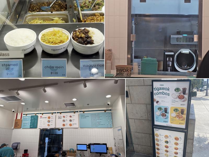 Tigawok Mini Bowl - Sawtelle Menu