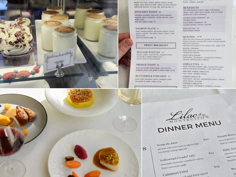 Lilac Montecito Menu
