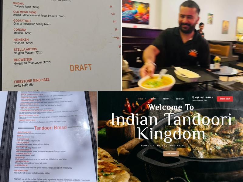 Indian Tandoori Kingdom Menu