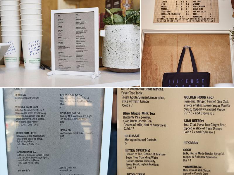 lil’East Coffee Menu
