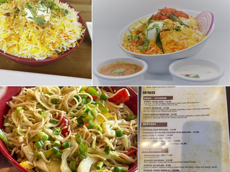 Paradise Biryani Pointe Menu