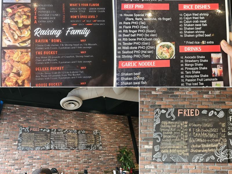 Akaushi Pho Seafood & Noodle Menu