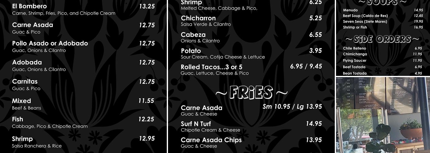 That Mexican Place Menu