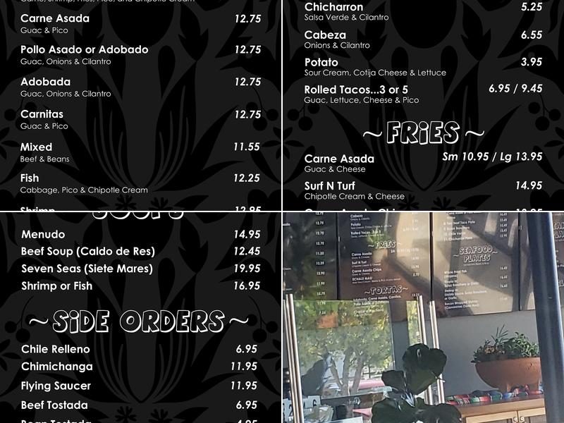 That Mexican Place Menu