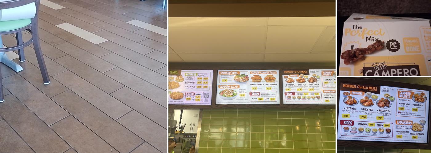 Pollo Campero Menu