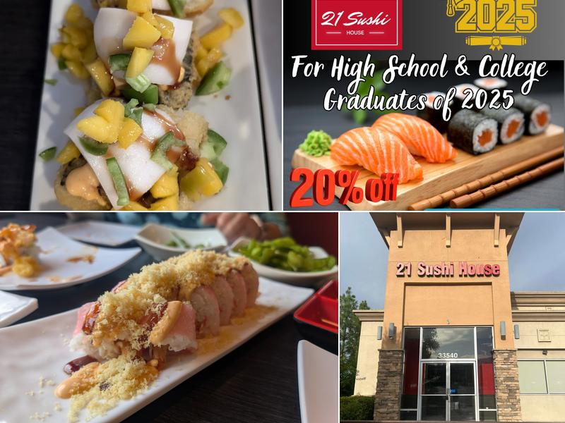 21 Sushi House Yucaipa 33540 Yucaipa Blvd, Yucaipa