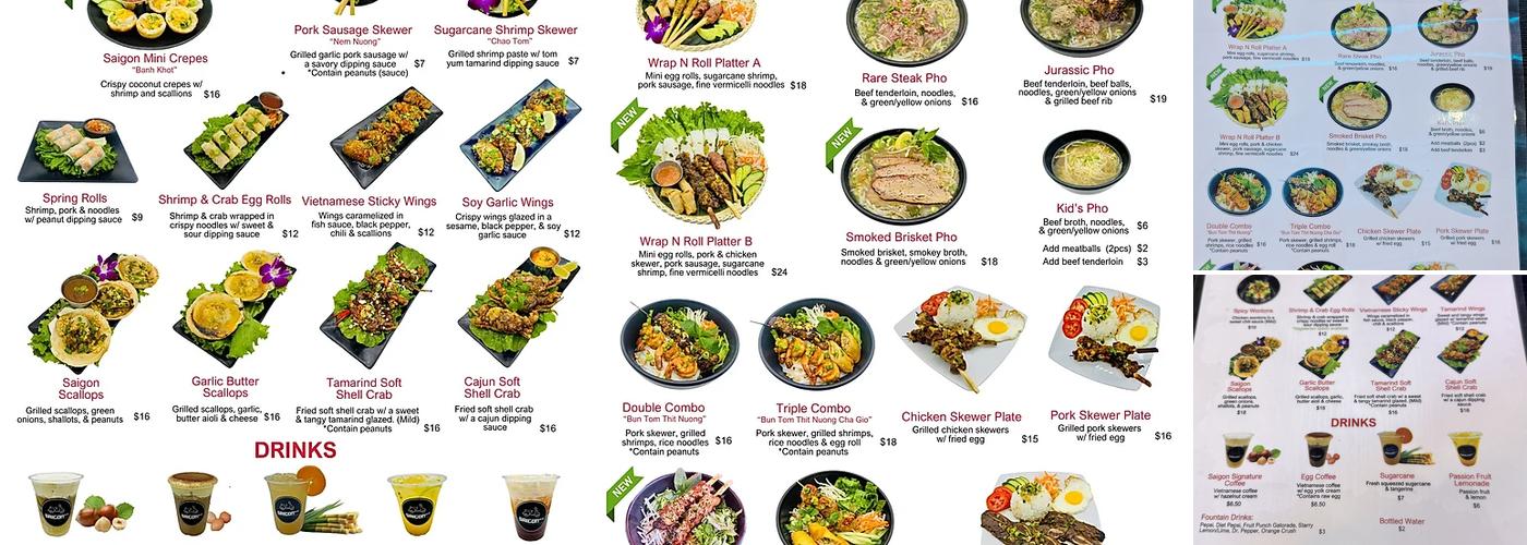 Saigon Blvd Menu