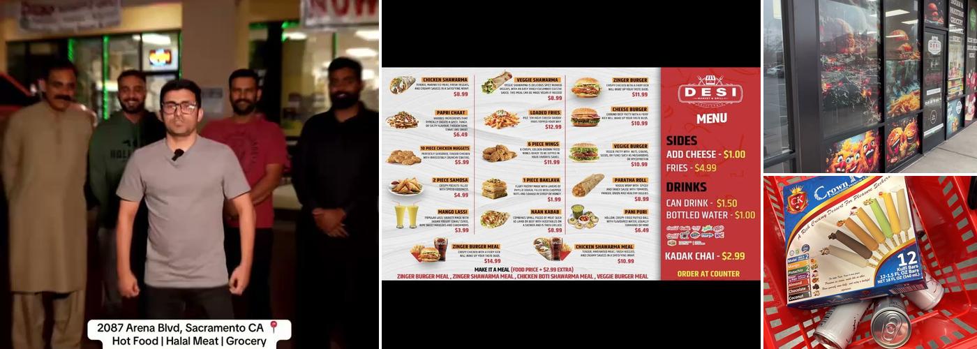 Desi Market and Grill Menu