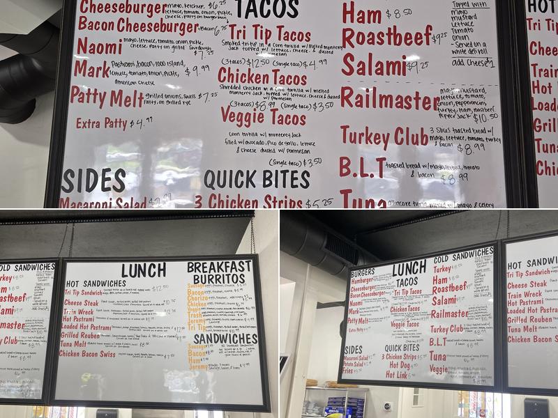 Roundhouse Deli Menu
