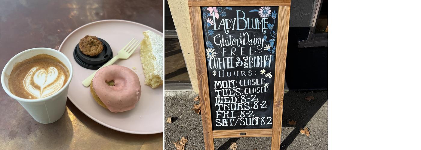 Lady Blume Microbakery + Coffee Menu