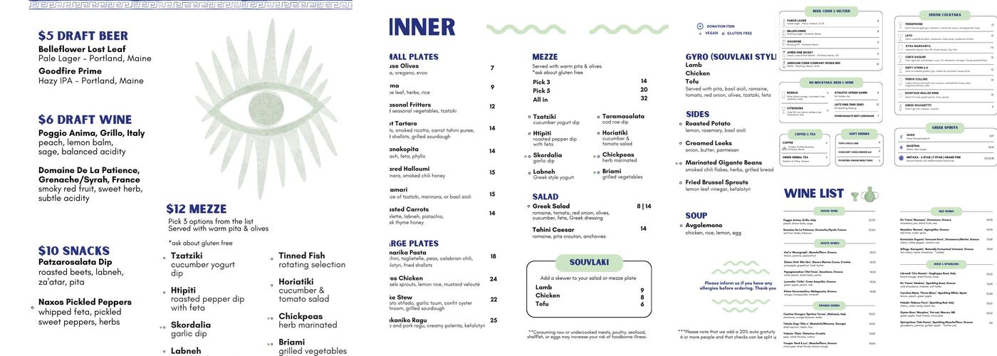Magissa Menu