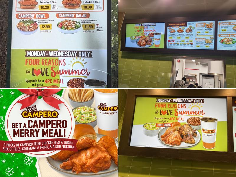 Pollo Campero Menu