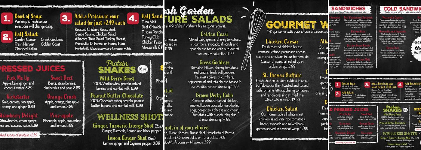 That’s a Wrap Sandwich Co. Menu