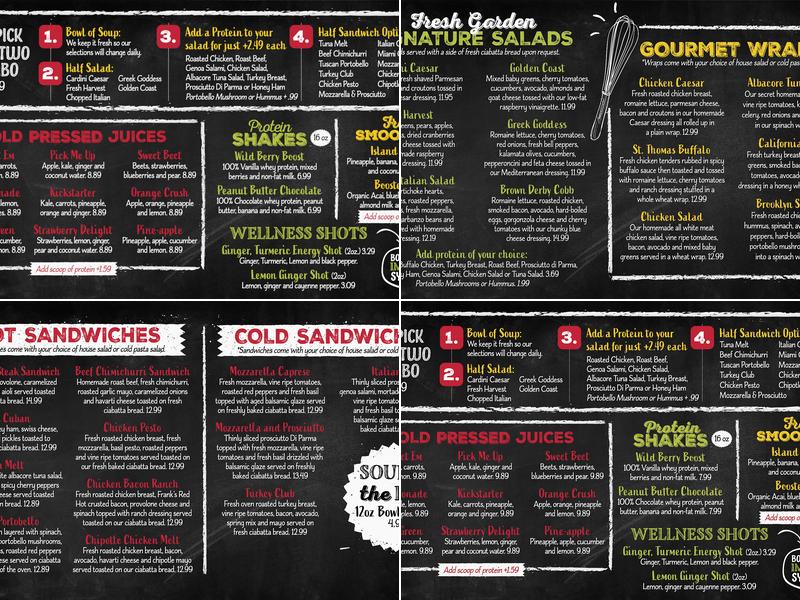 That’s a Wrap Sandwich Co. Menu