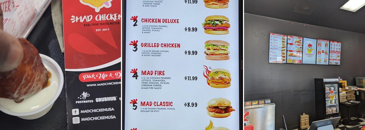 Mad Chicken Menu