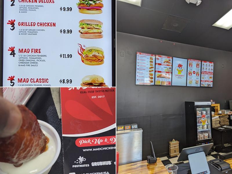 Mad Chicken Menu